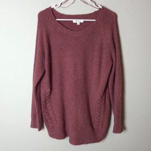 Pink Rose - Mauve Maternity Sweater NEW